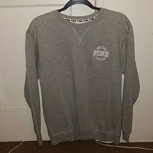 Gray pink sweatshirt